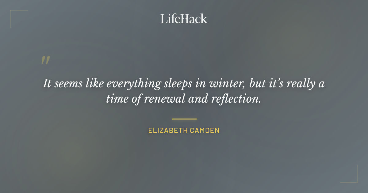 Quote by Elizabeth Camden