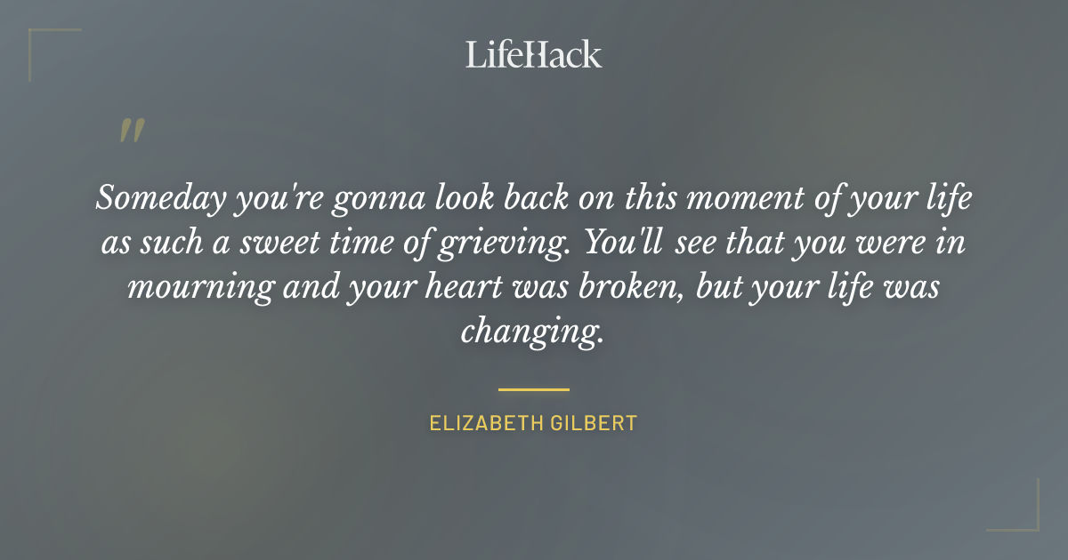 Quote by Elizabeth Gilbert