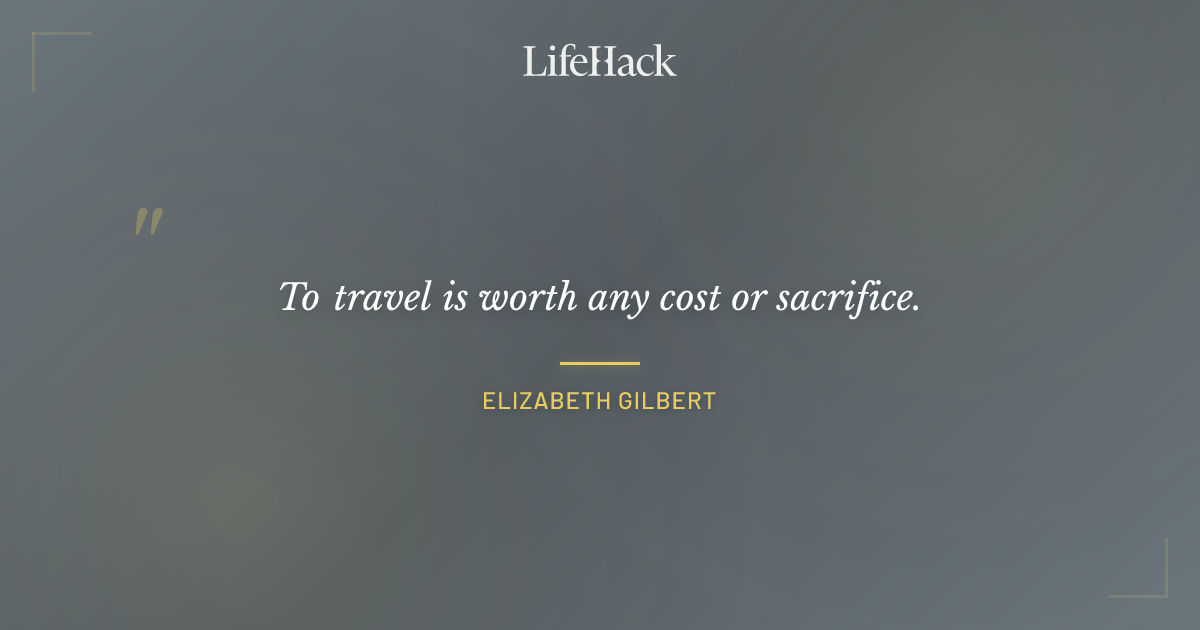 Quote by Elizabeth Gilbert