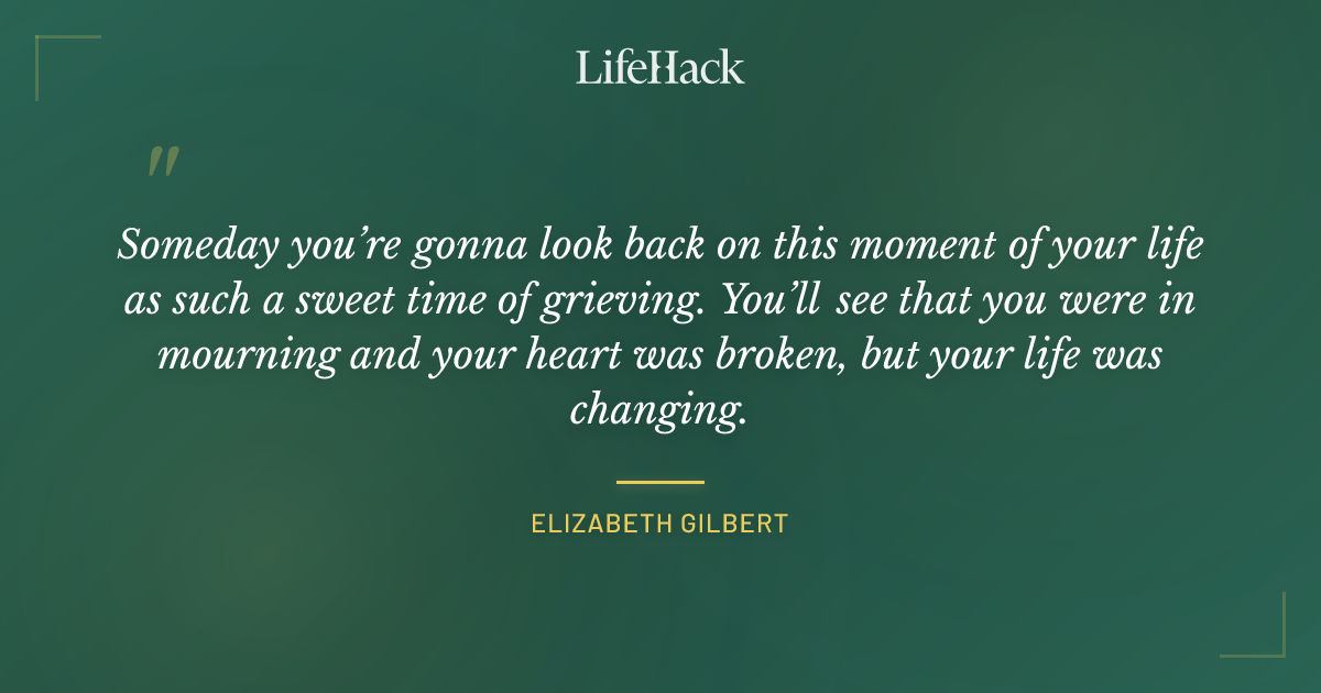 Quote by Elizabeth Gilbert