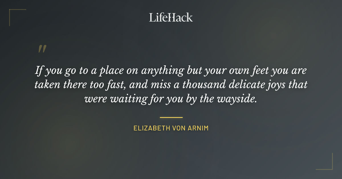 Quote by Elizabeth von Arnim