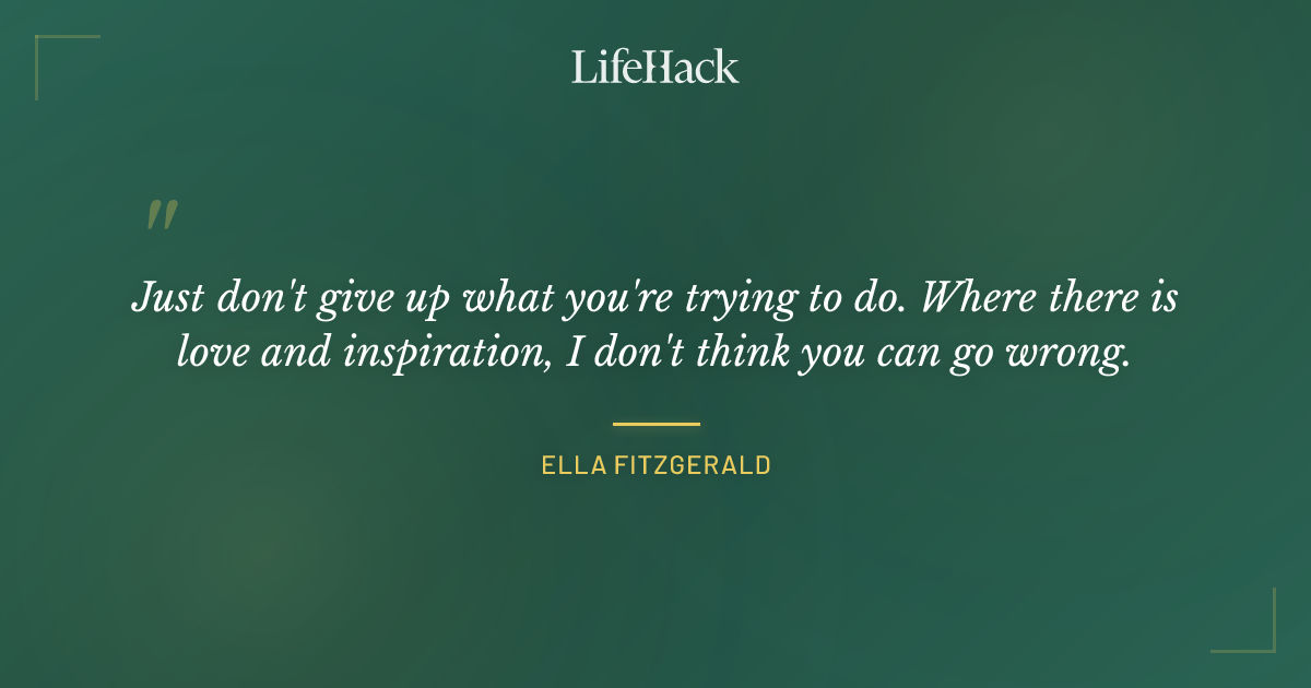 Quote by Ella Fitzgerald