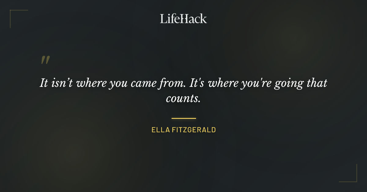 Quote by Ella Fitzgerald