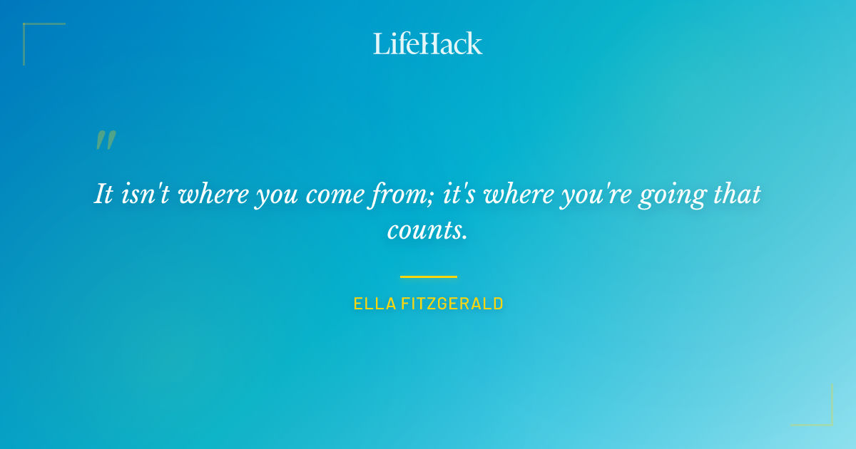 Quote by Ella Fitzgerald