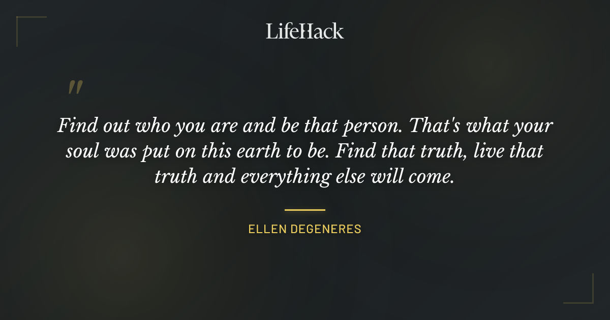 Quote by Ellen DeGeneres