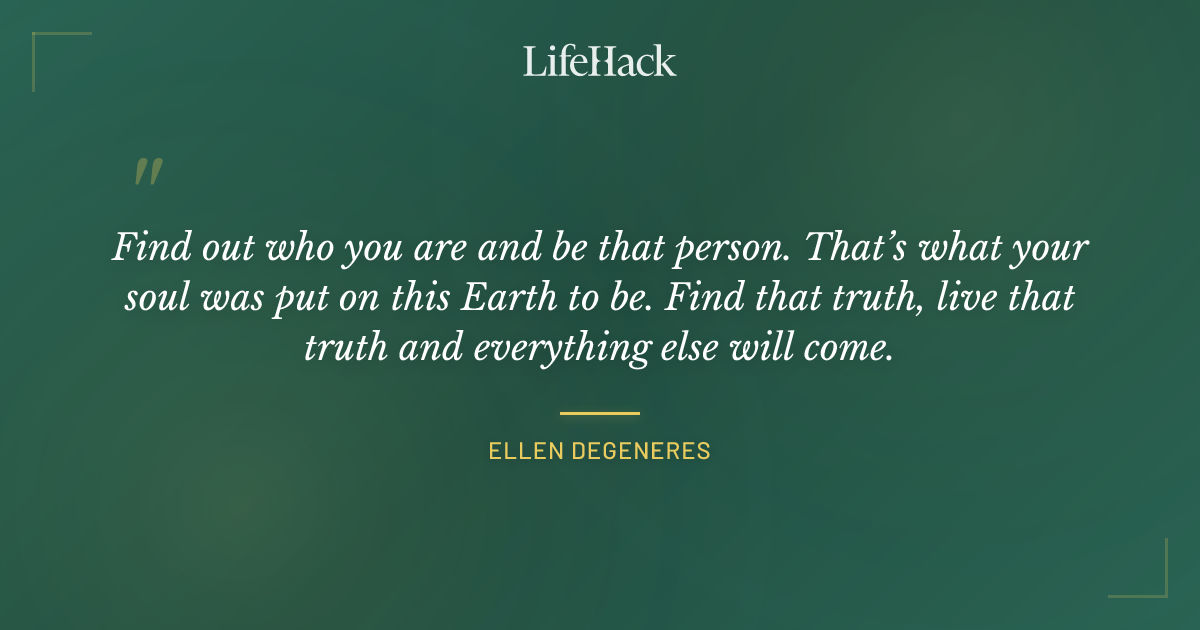 Quote by Ellen DeGeneres
