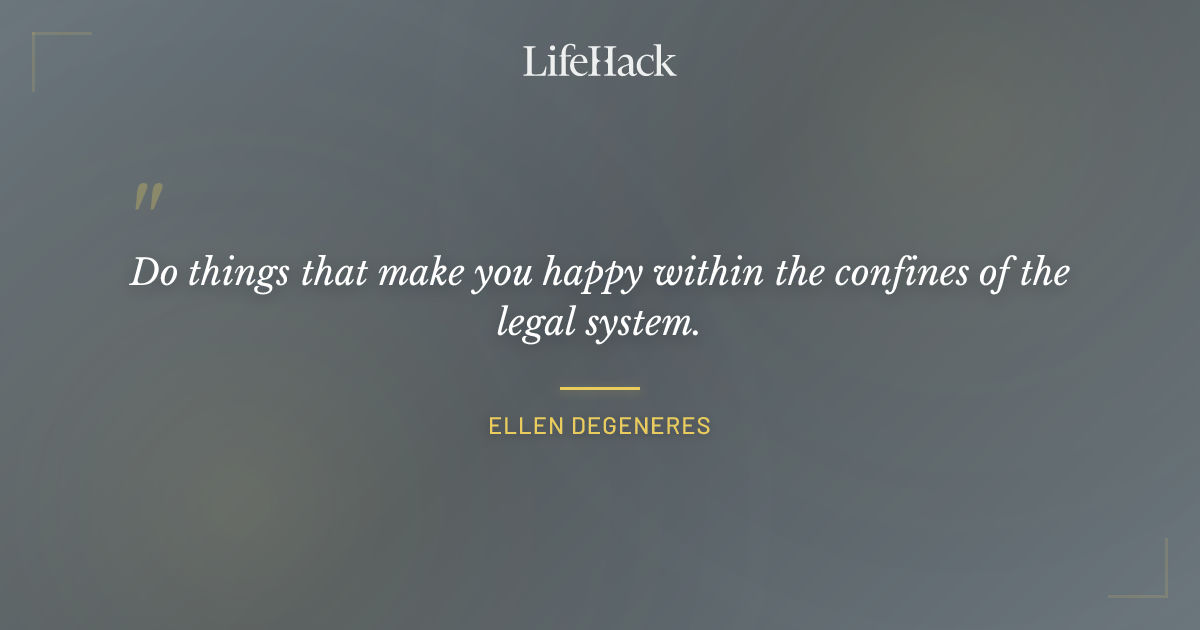 Quote by Ellen DeGeneres