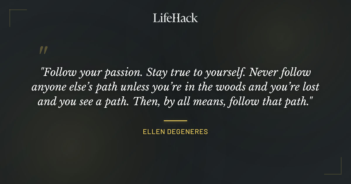 Quote by Ellen DeGeneres