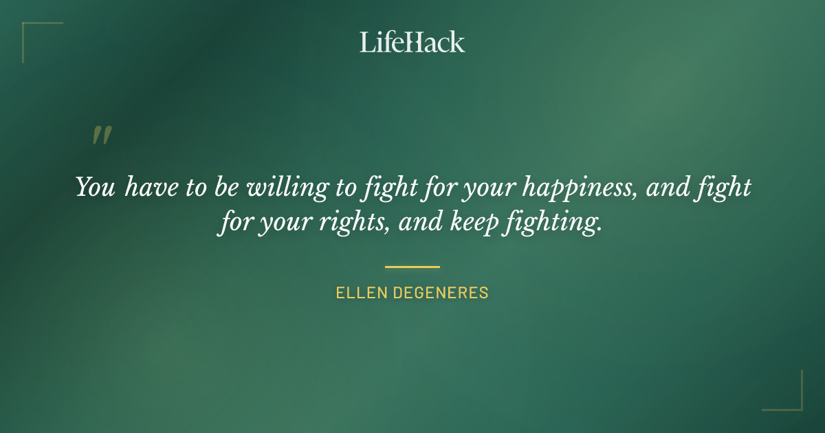 Quote by Ellen DeGeneres