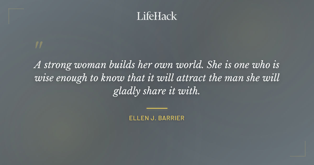 Quote by Ellen J. Barrier