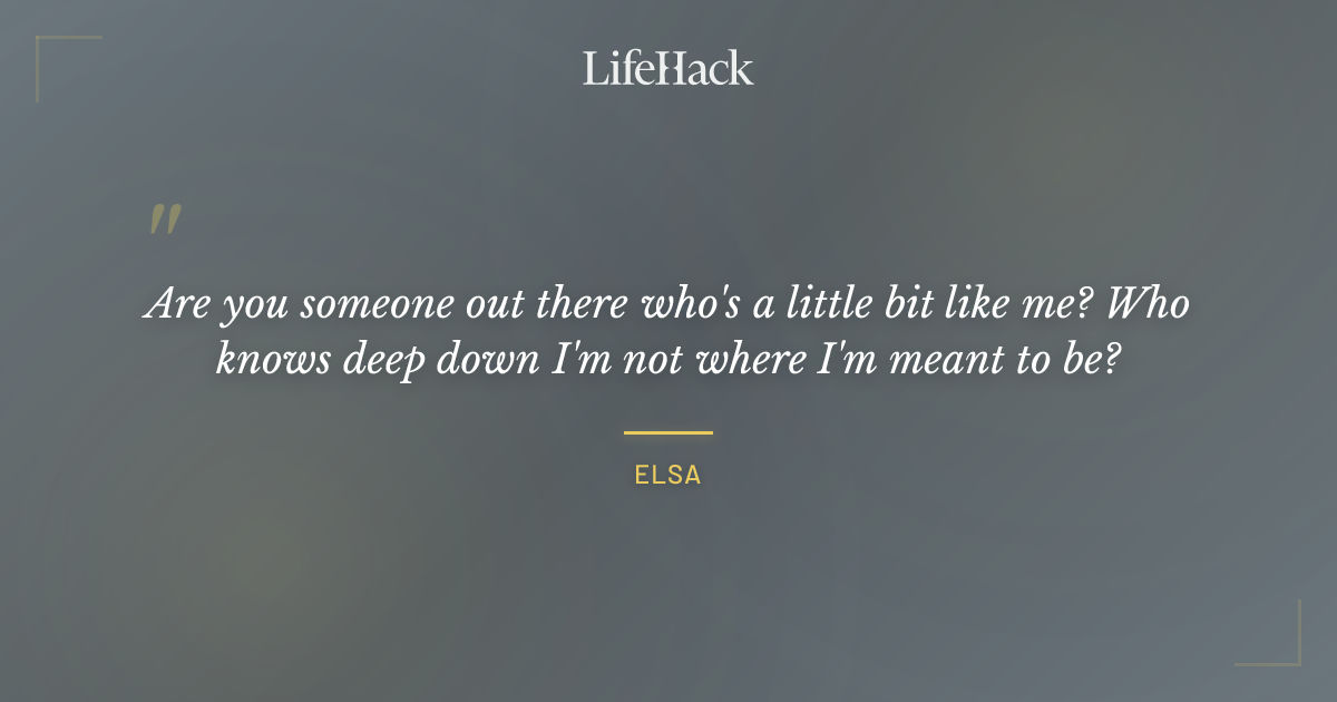 Quote by Elsa