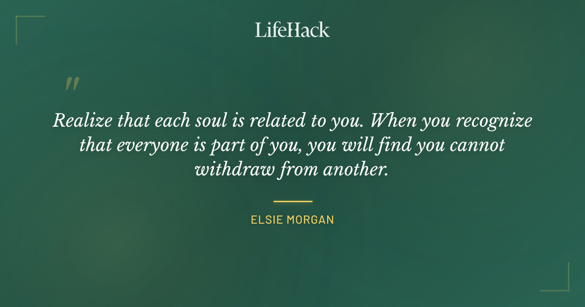 Quote by Elsie Morgan