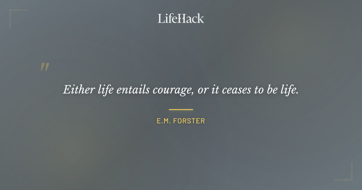 Quote by E.M. Forster