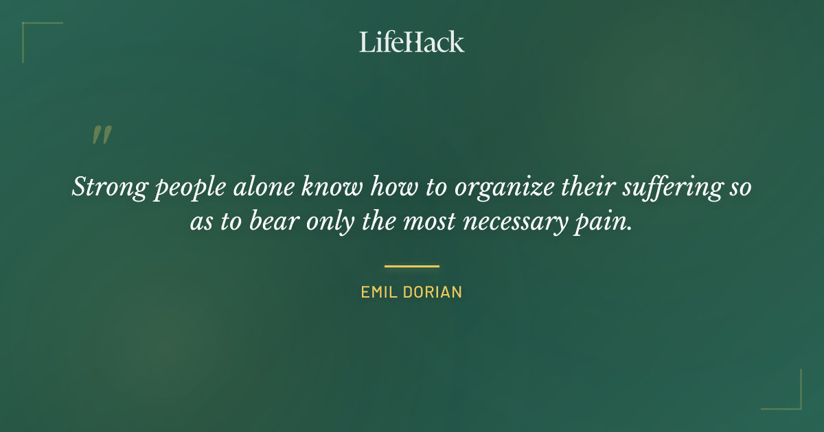 Quote by Emil Dorian