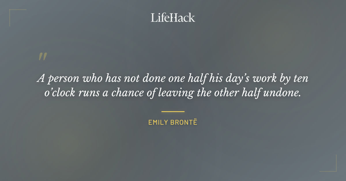 Quote by Emily Brontë