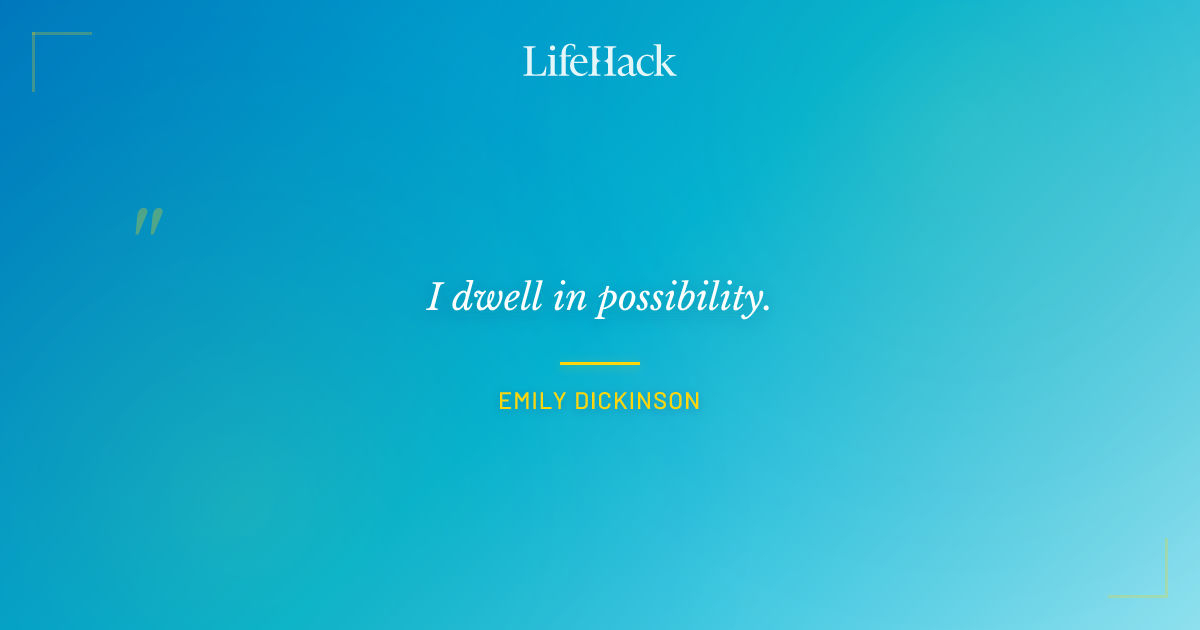 Quote by Emily Dickinson