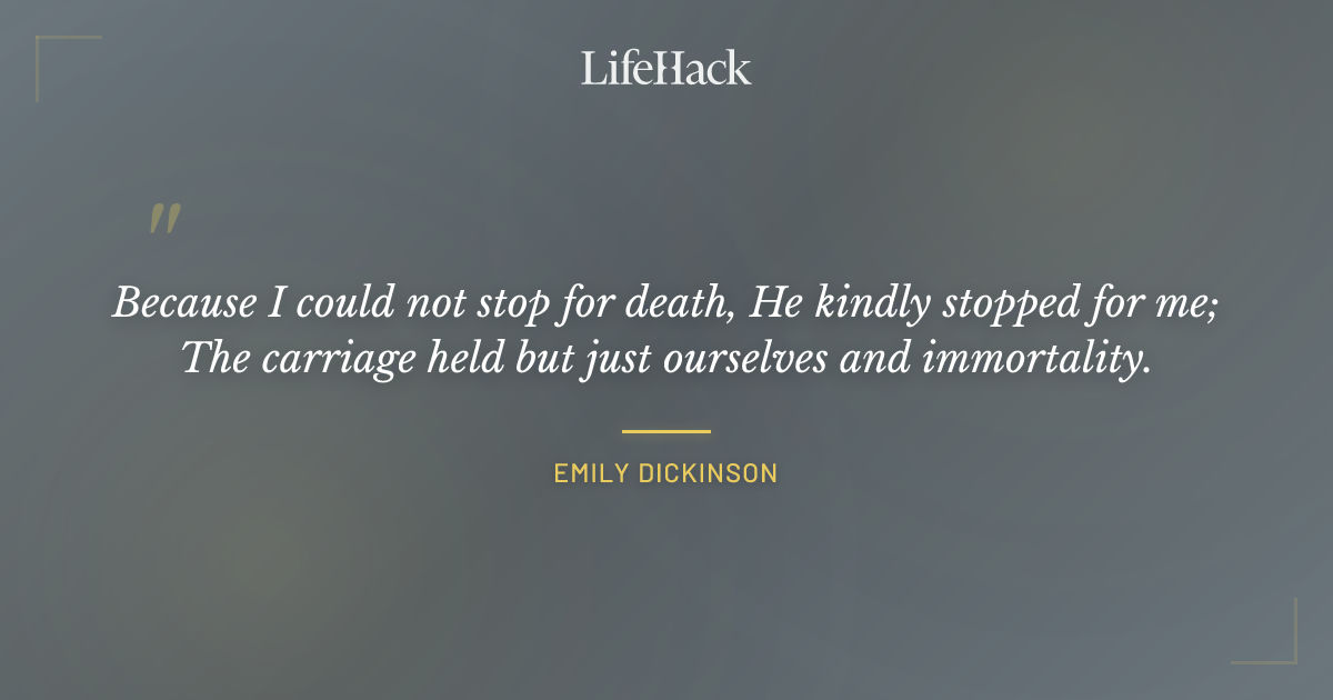 Quote by Emily Dickinson
