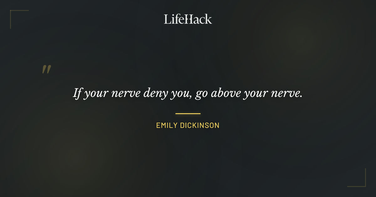 Quote by Emily Dickinson