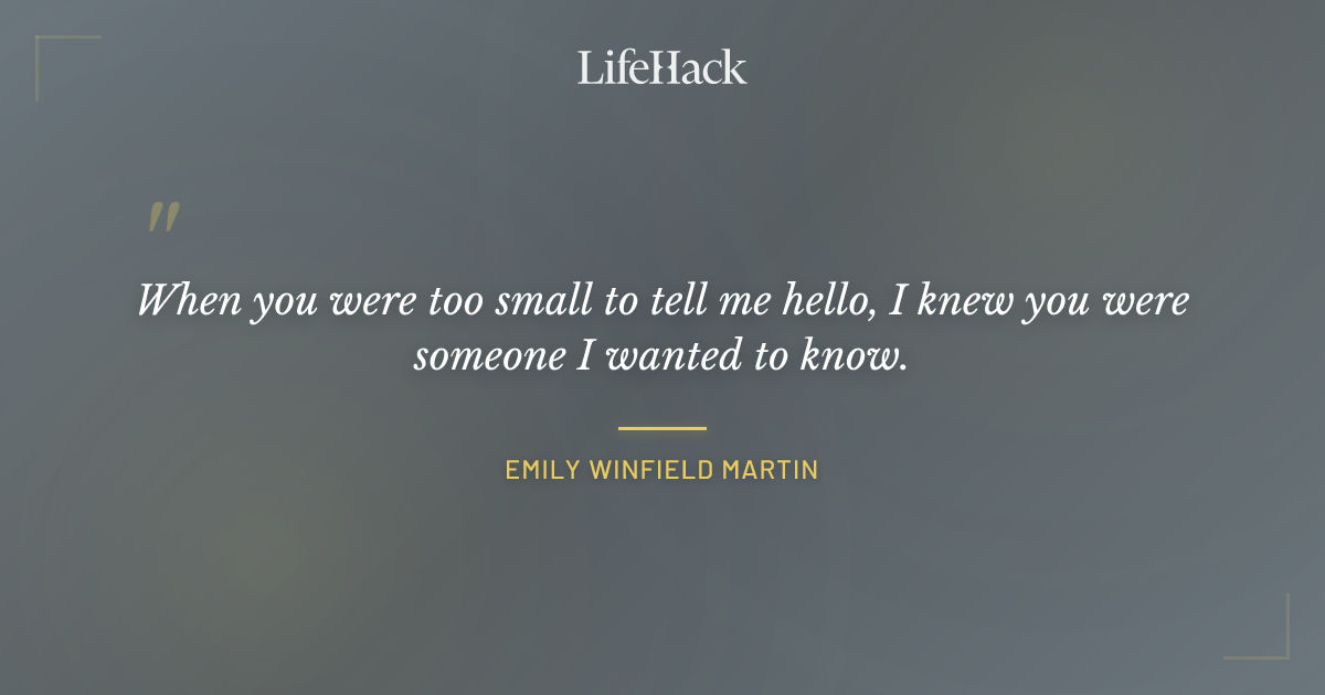 Quote by Emily Winfield Martin