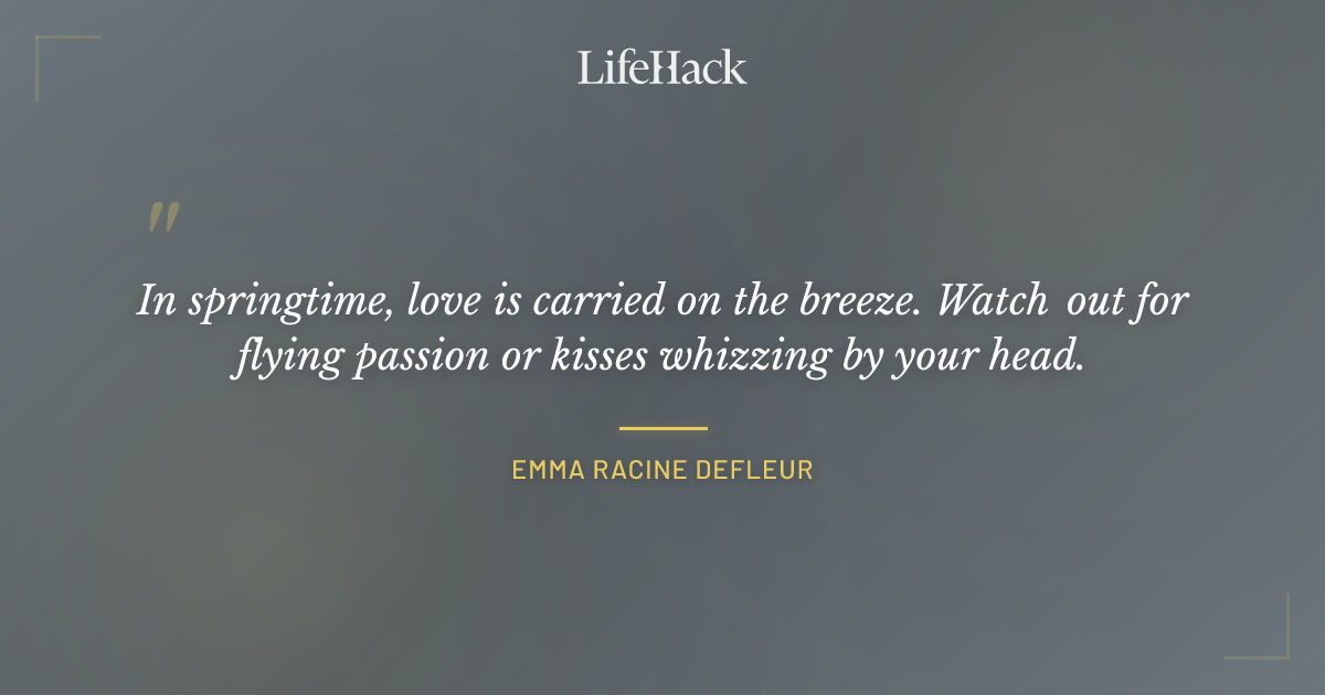 Quote by Emma Racine Defleur