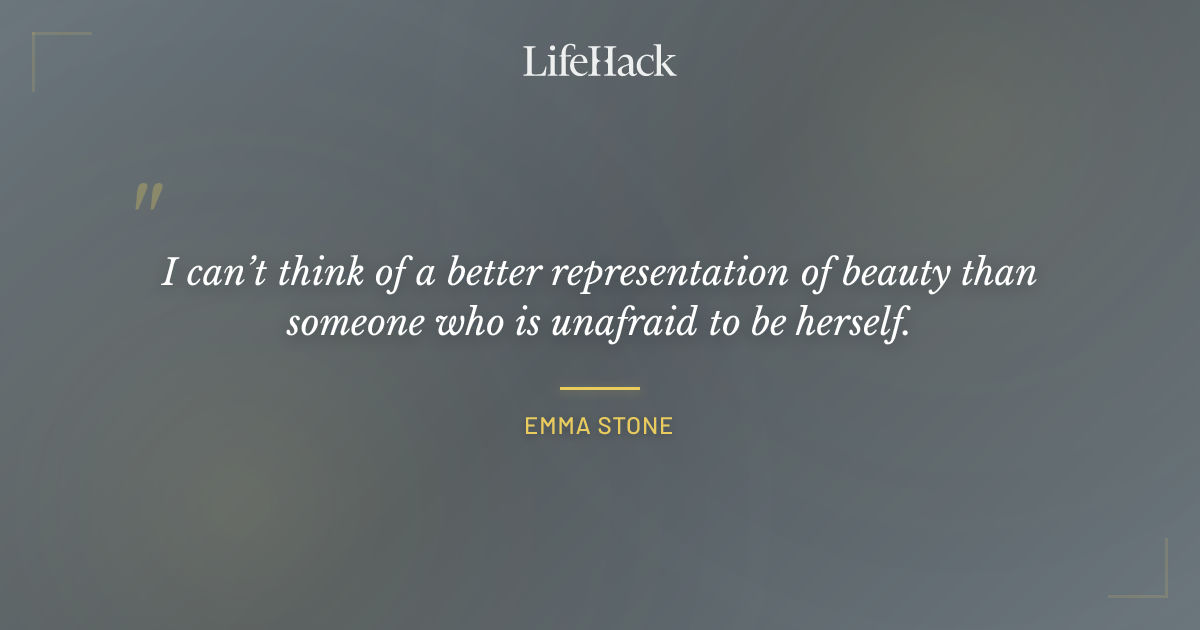 Quote by Emma Stone
