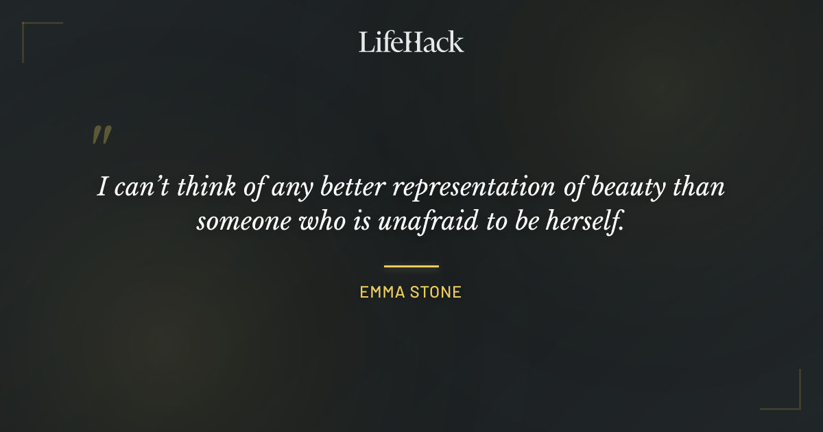 Quote by Emma Stone