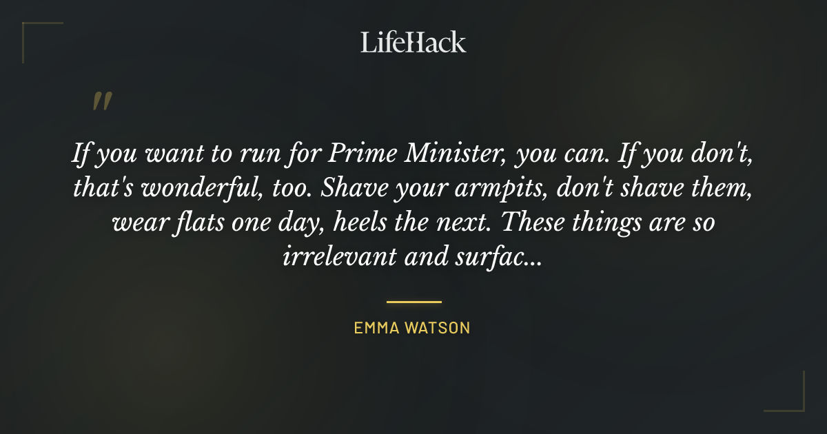 Quote by Emma Watson