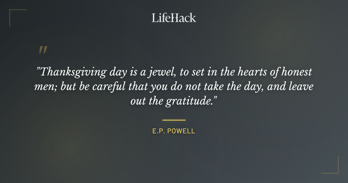 Quote by E.P. Powell