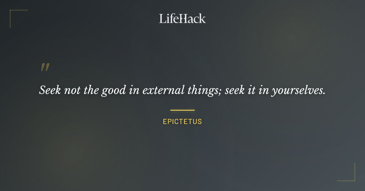Quote by Epictetus