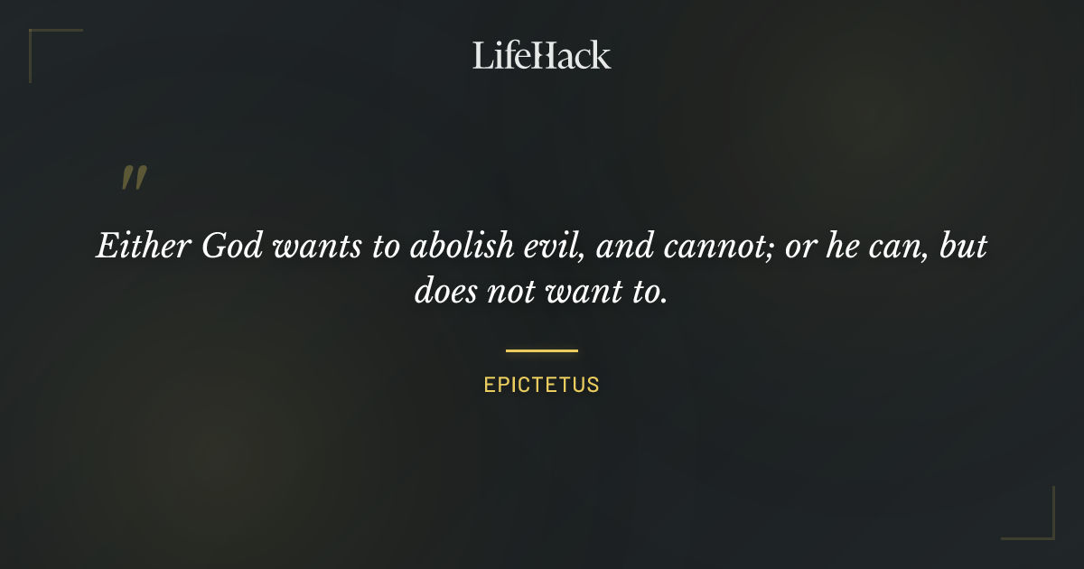 Quote by Epictetus