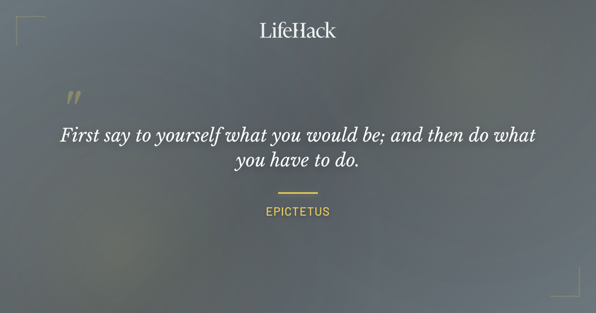 Quote by Epictetus