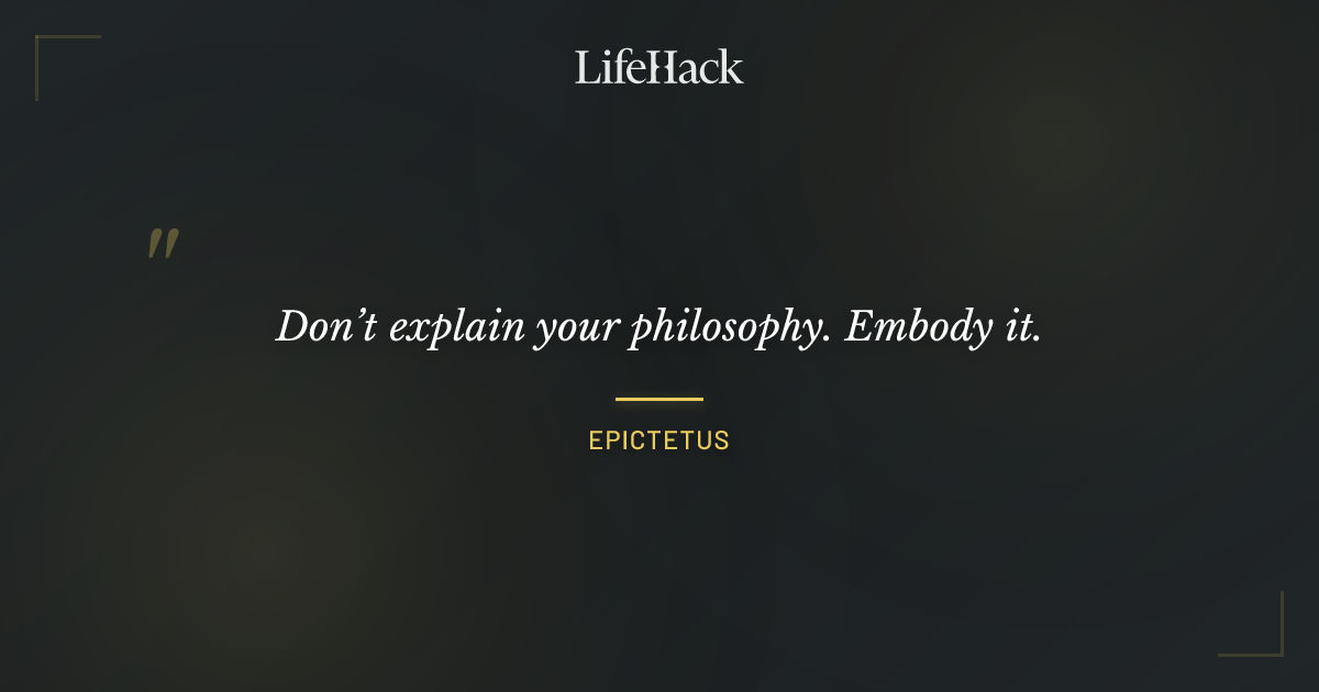Quote by Epictetus