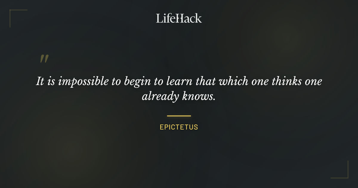 Quote by Epictetus