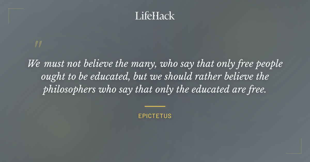 Quote by Epictetus