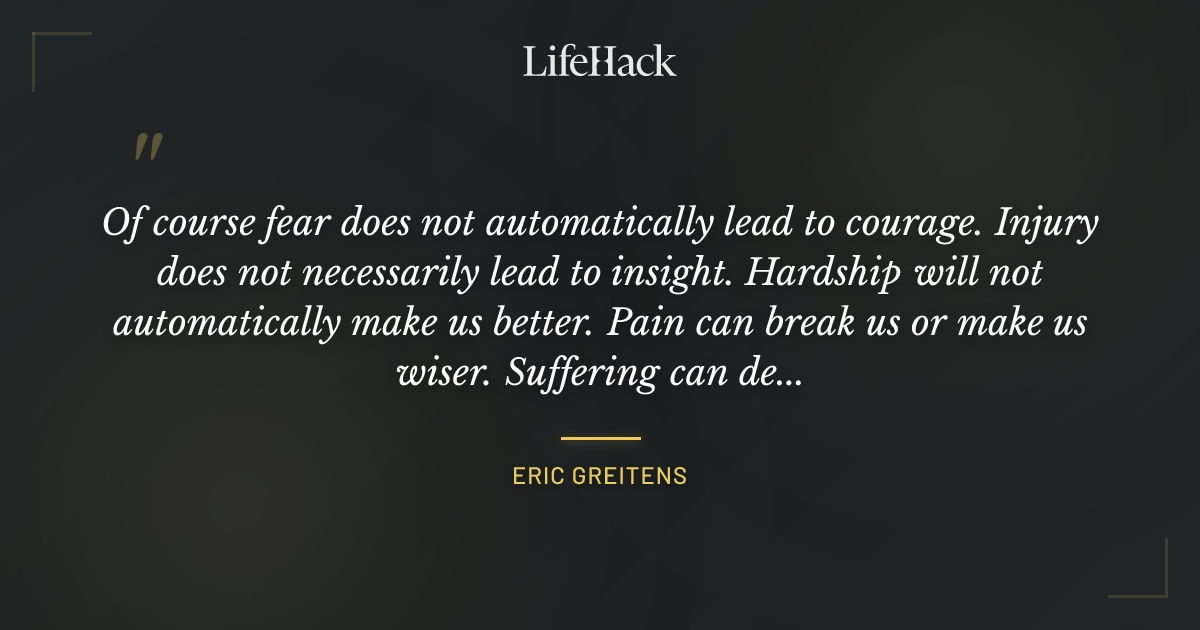 Quote by Eric Greitens