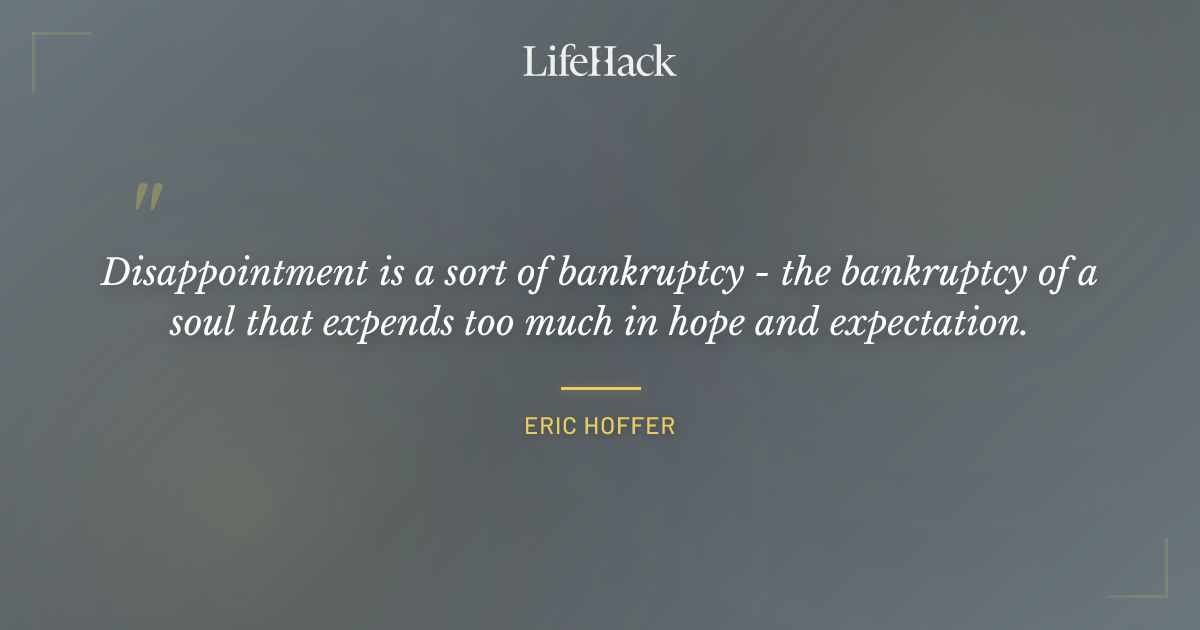 Quote by Eric Hoffer