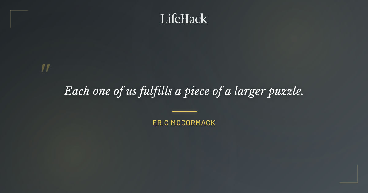 Quote by Eric McCormack