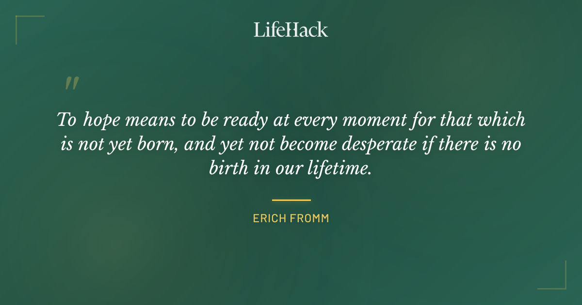 Quote by Erich Fromm