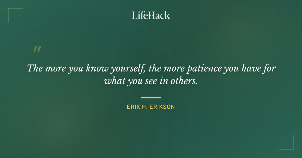 Quote by Erik H. Erikson
