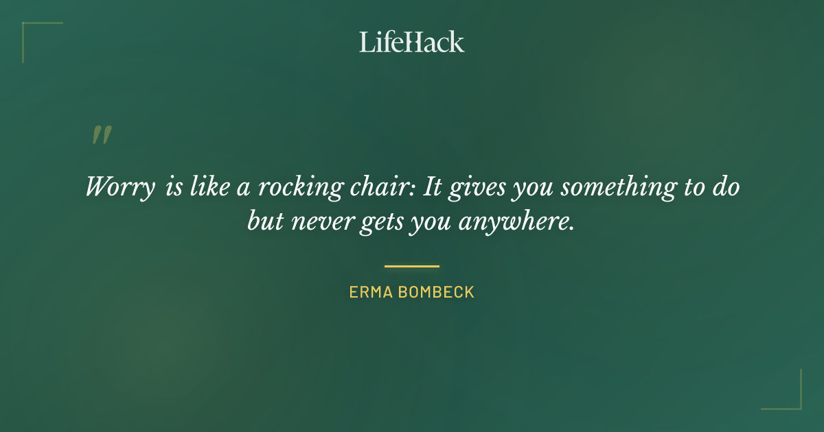 Quote by Erma Bombeck