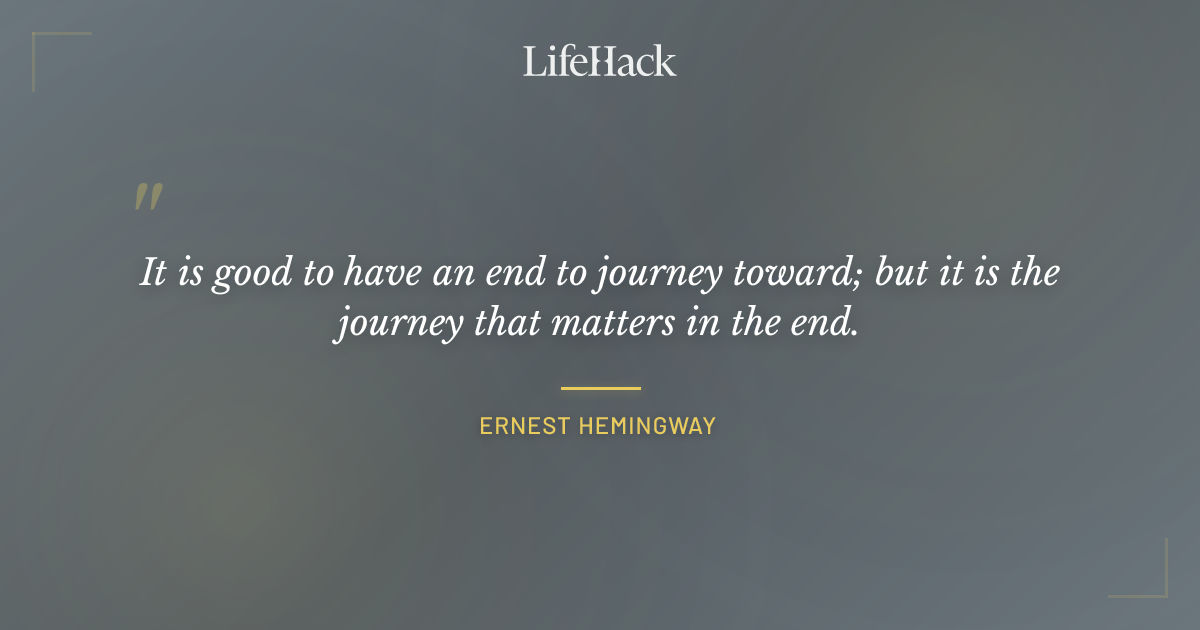 Quote by Ernest Hemingway