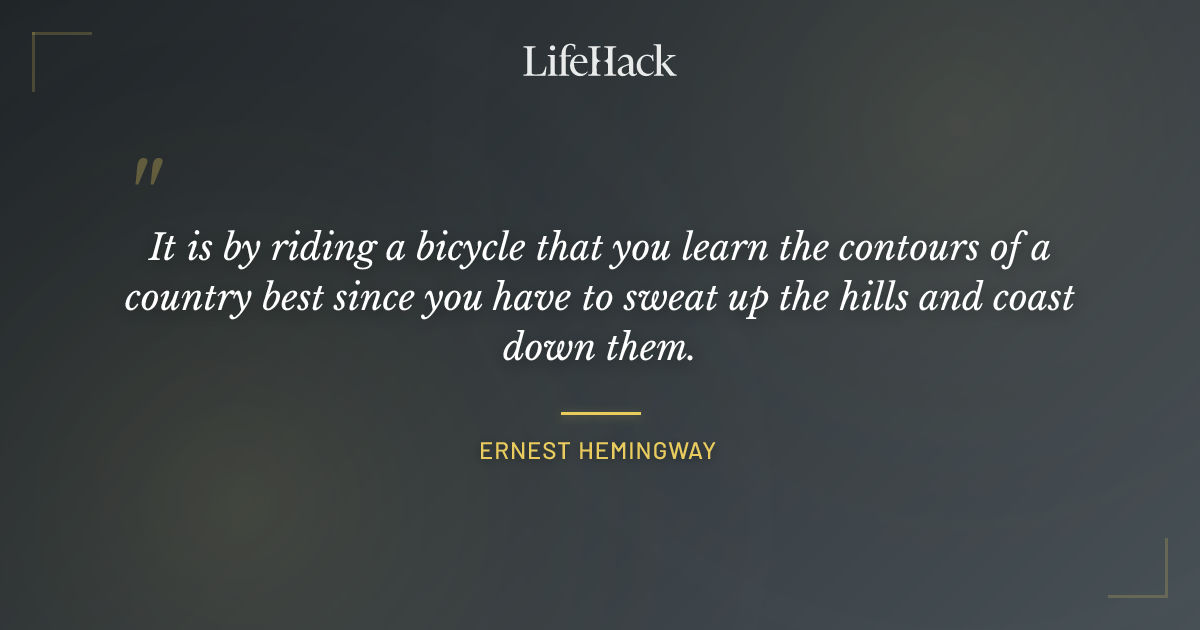 Quote by Ernest Hemingway