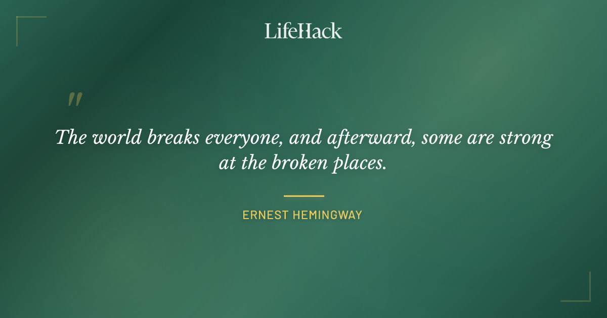 Quote by Ernest Hemingway