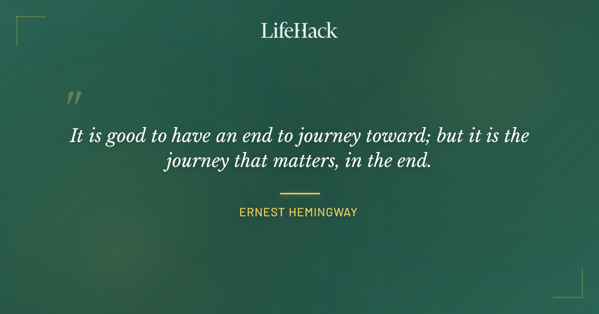 Quote by Ernest Hemingway