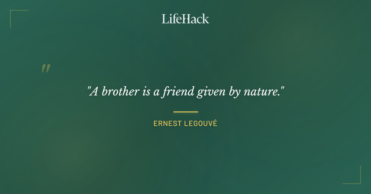 Quote by Ernest Legouvé