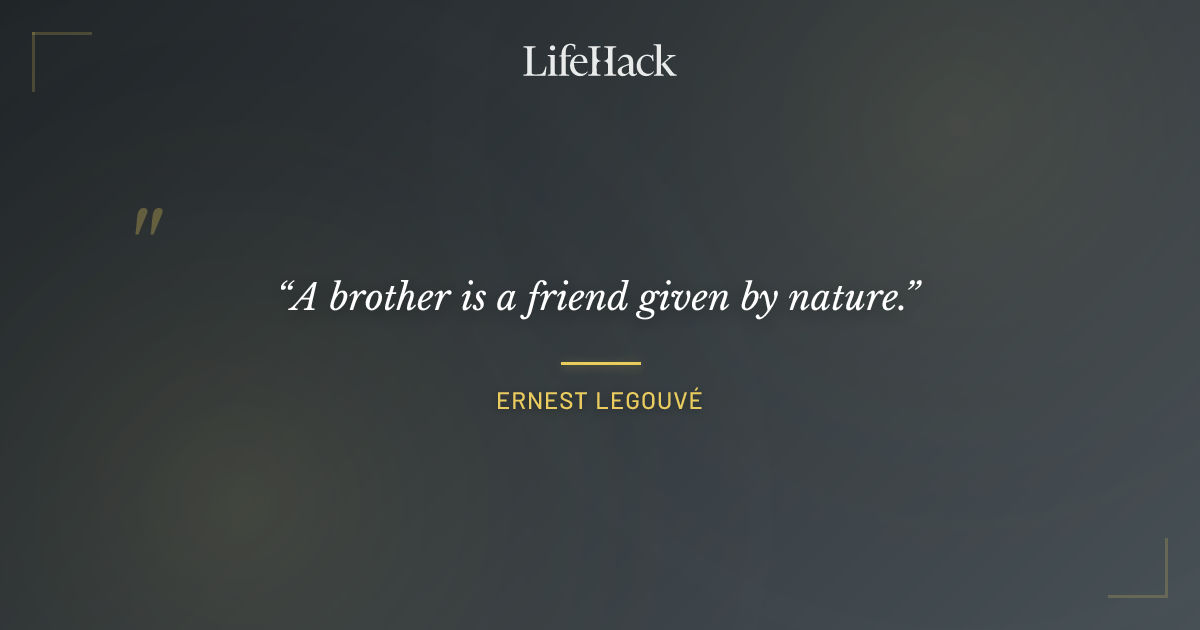 Quote by Ernest Legouvé
