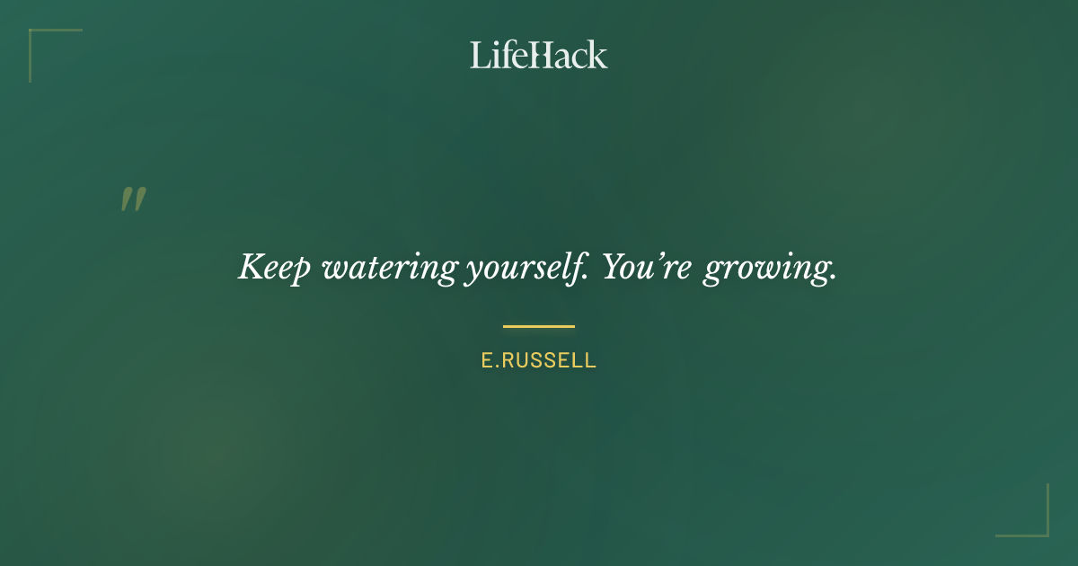 Quote by E.Russell