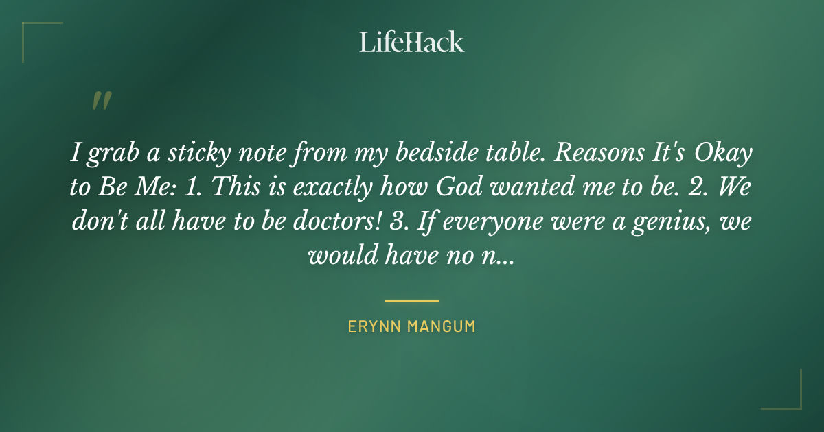 Quote by Erynn Mangum