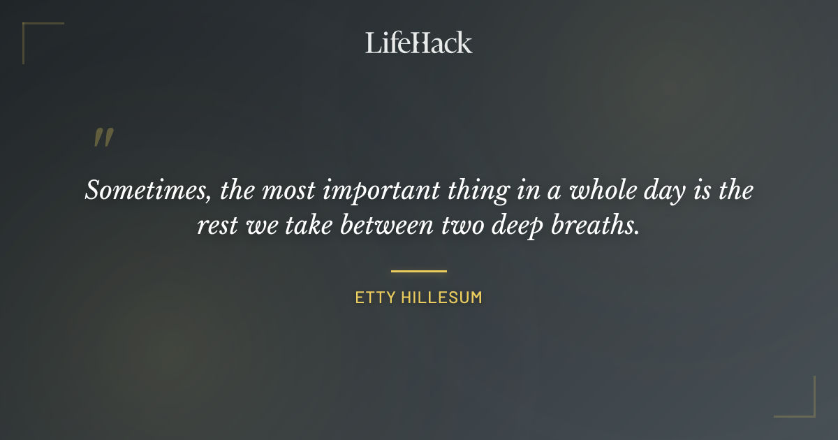 Quote by Etty Hillesum