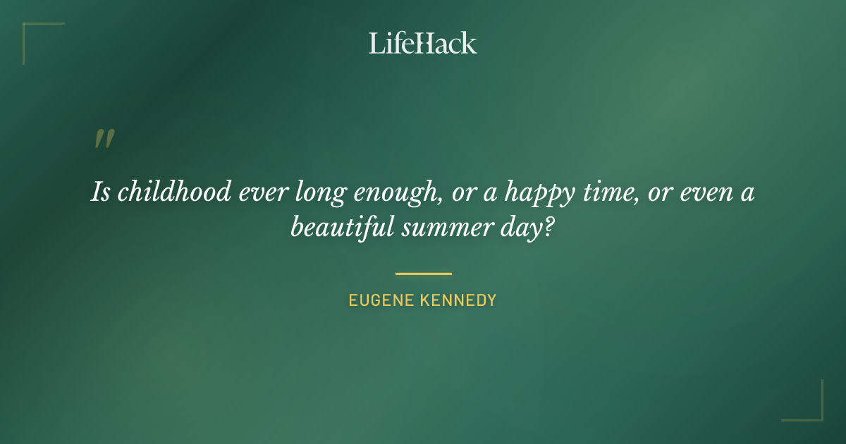 Quote by Eugene Kennedy
